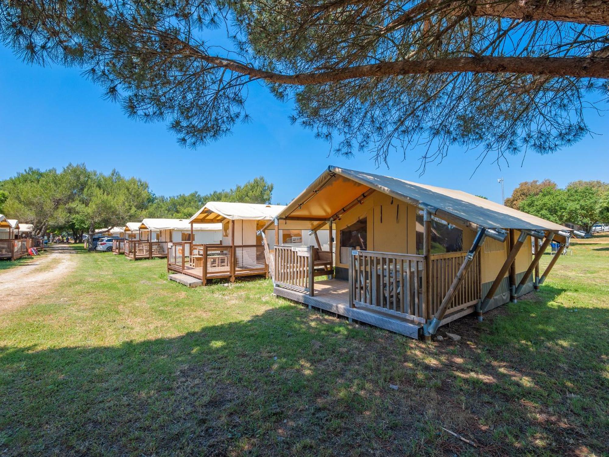 Eurocamp Tents At Polari Holiday park *